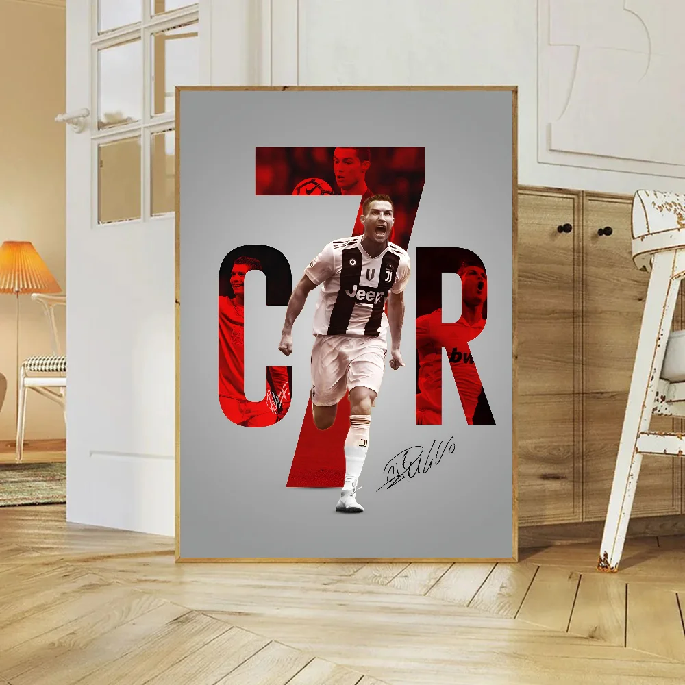 C-Cristiano R-Ronaldo CR7 Poster Paper Print Home Living Room Bedroom Entrance Bar Cafe Art Painting Decoration