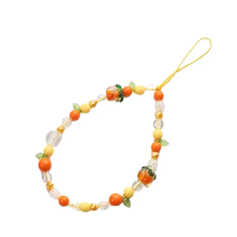 Зеленые Жемчужные Бусины 3D-звезда Цепочка Для Телефона Камеры Защитный Ремешок