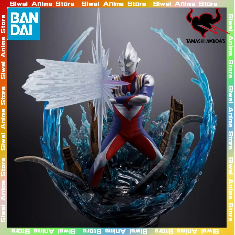 Origina Bandai Figuarts ZERO Ultraman Tiga Composite Form S.H.Figuarts Аниме Фигурка Коллекция Модель Игрушки