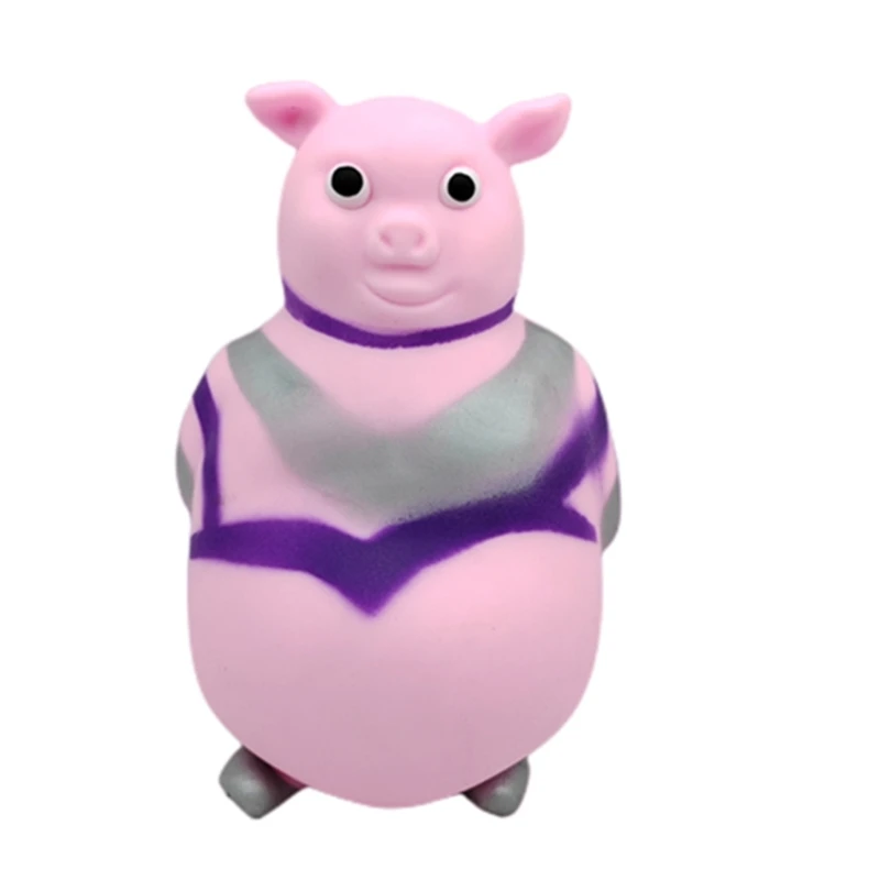 

Kids Favor Soft TPR Toy Squishy Animal Pink Piggy Squeeze Toy Anti-Stress Gadget