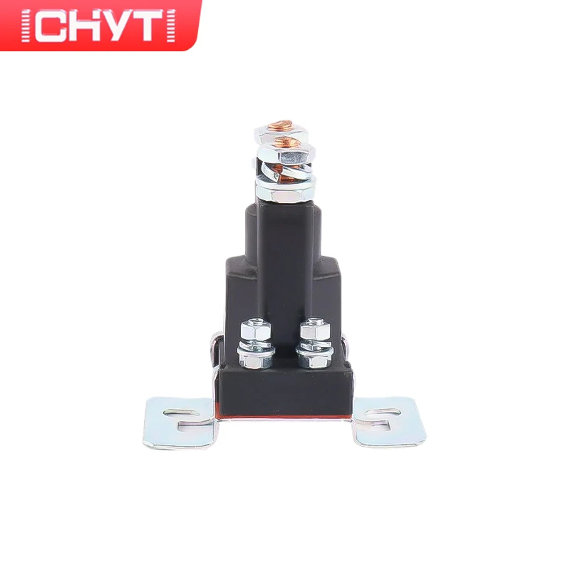 

CHYT Free Shipping NR80A DC 12V 24V 48V 80A 1NO Normally Open Style Terminal Post Type Automobile starting relay DC Contactor