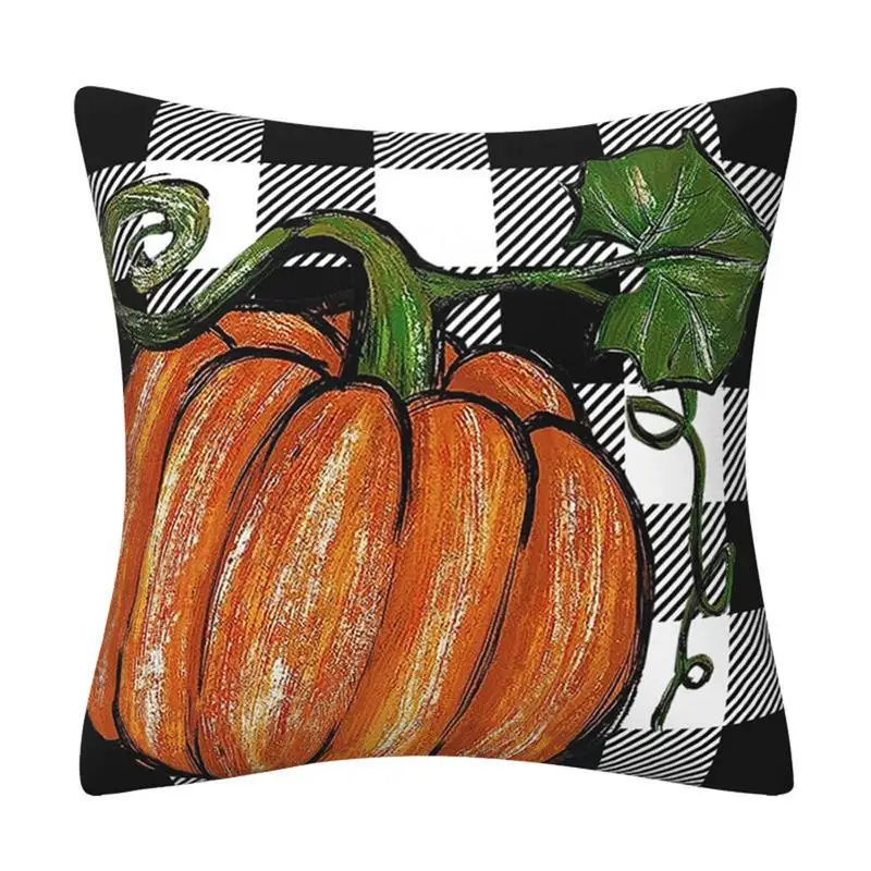 

Fall Pillow Covers Thanksgiving Throw Pillow Cases Covers For Fall Decor Soft And Reusable Throw Pillowcases Pumpkin Autumn