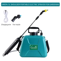 5l shoulder portable electric battery sprayer with usb charger for gardening