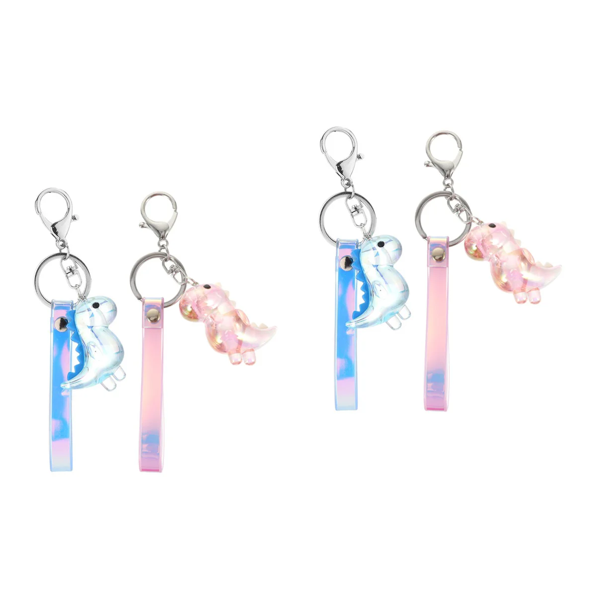 

Bags Acrylic Key Chain Dinosaur Ring Pendant Keychain Dinosaur-shaped Keychains Rings