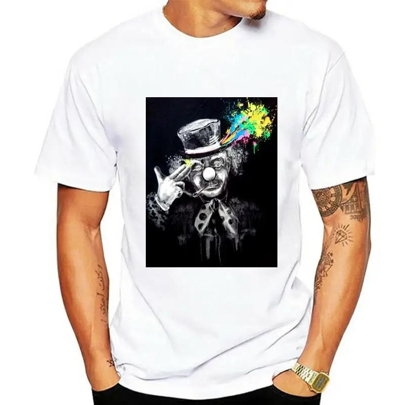 Free Mind-психоделическая рубашка Rave светящаяся темная УФ-черная фотосессия клоун Edm