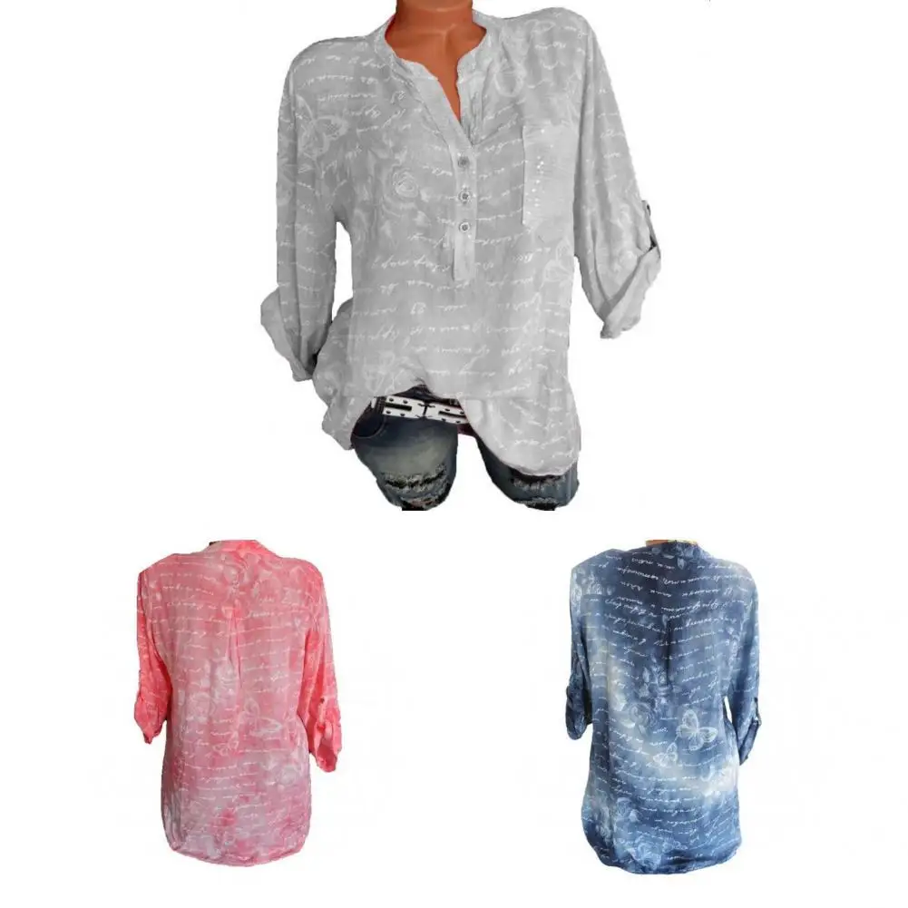 

Блузка женская на пуговицах, универсальная