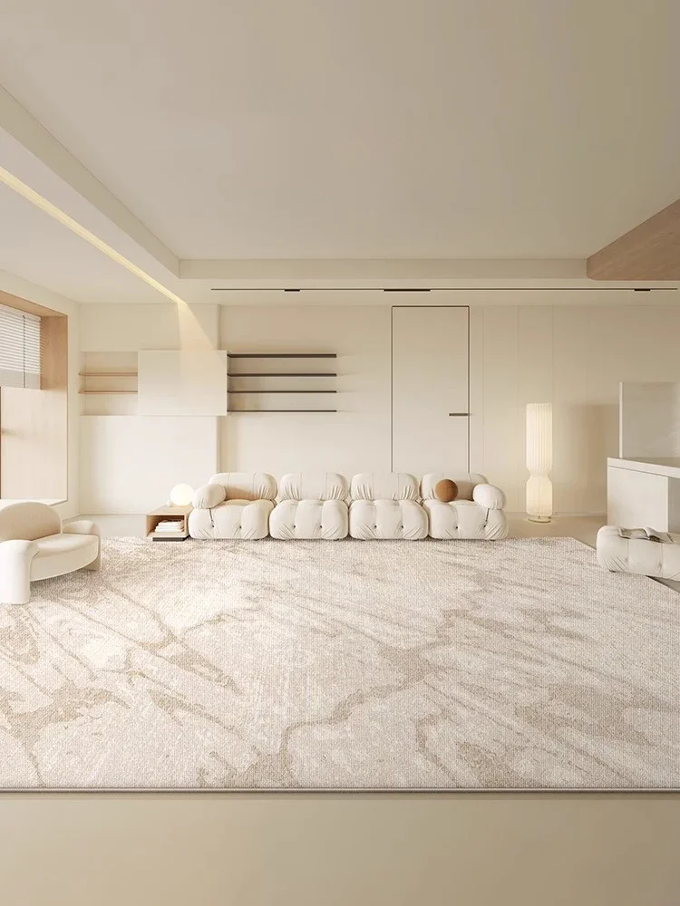 Кремовый художественный текстурный ковер креативные абстрактные бежевые ковры