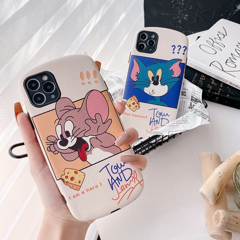 

BANDAI Tom Cat Jerry Cute Cartoon Phone Case For Huawei P40 P30 Pro Mate 30 40pro Nova 7 8 Pro Soft Cover