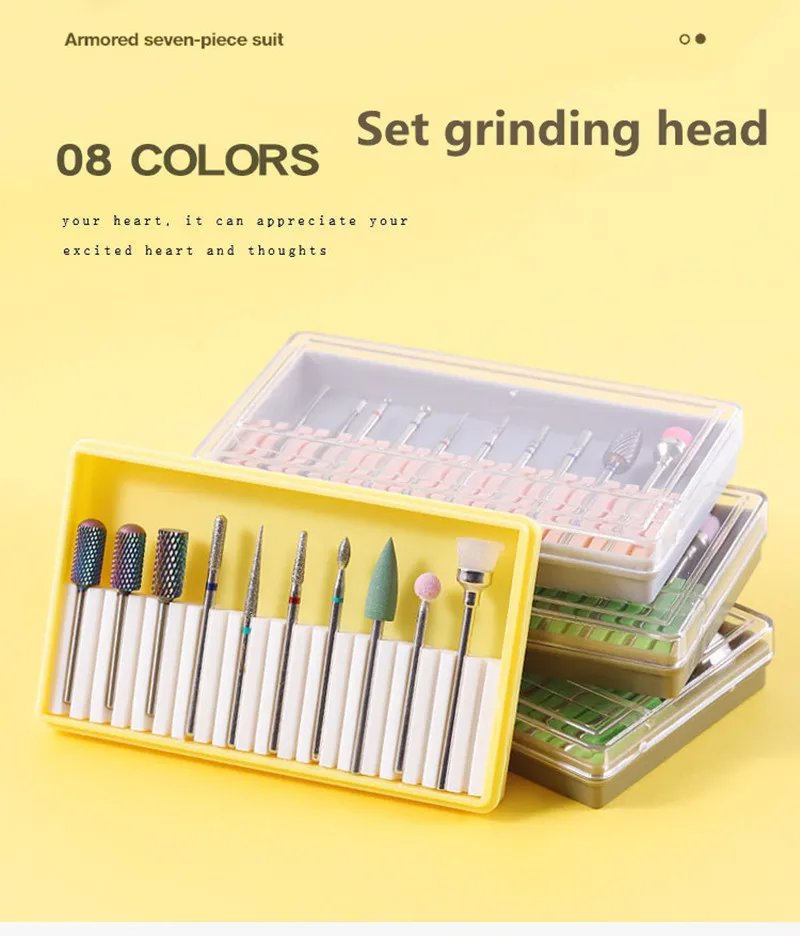 Electric Nail Polisher Grinding Head Replacement Head Nail Polisher Accessories Manicure Tool