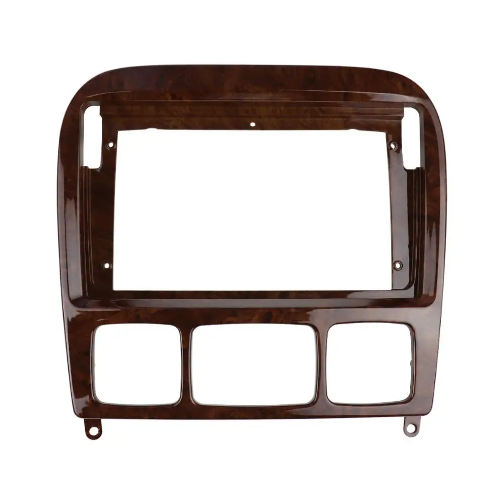 

Панель 9 дюймов для Mercedes-Benz W220, рамка для автомобильного DVD-плеера, аудиоприборная панель, радиоплеер, головное устройство, большой экран, стерео 2Din, комплект отделки