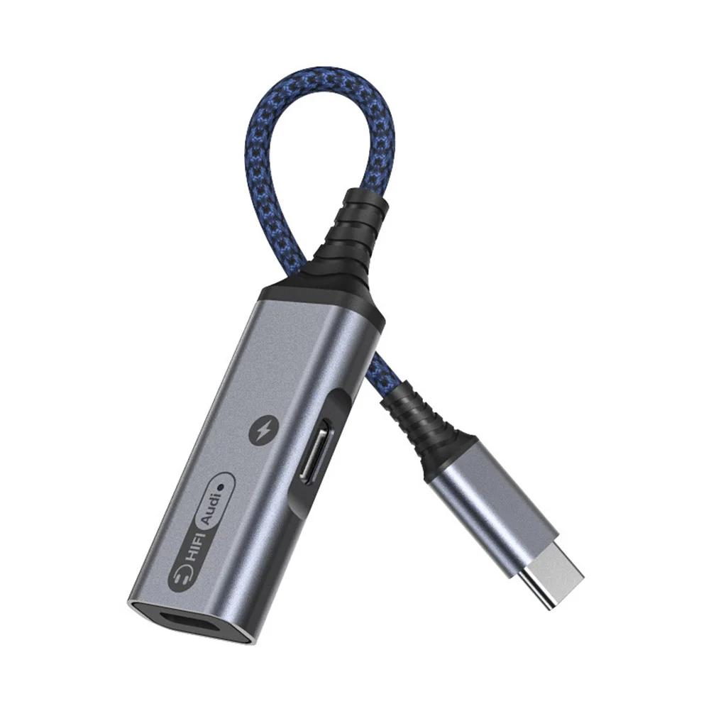 

USB Type-c Adapter Earphone USB Type-c Converter 60W USB Type-c Fast Charger