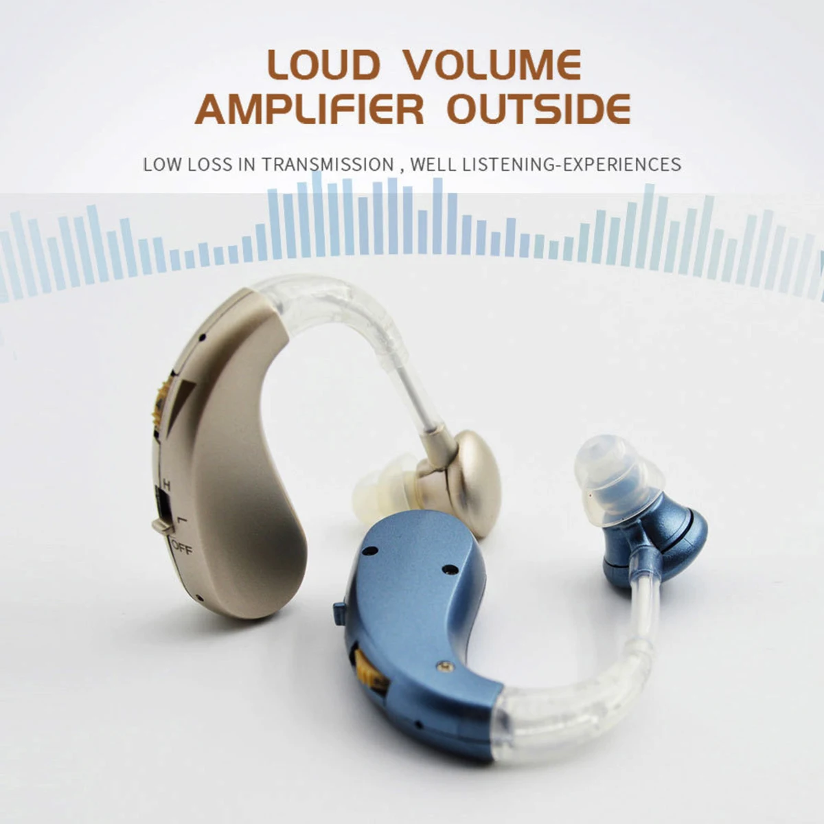 Новейший беспроводной слуховой аппарат усилитель звука для глухих пожилых людей