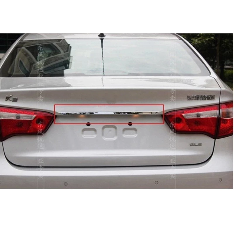 

ABS Chrome Rear Trunk Lid Cover Trim For 2011-2012 KIA Rio/K2 4dr K