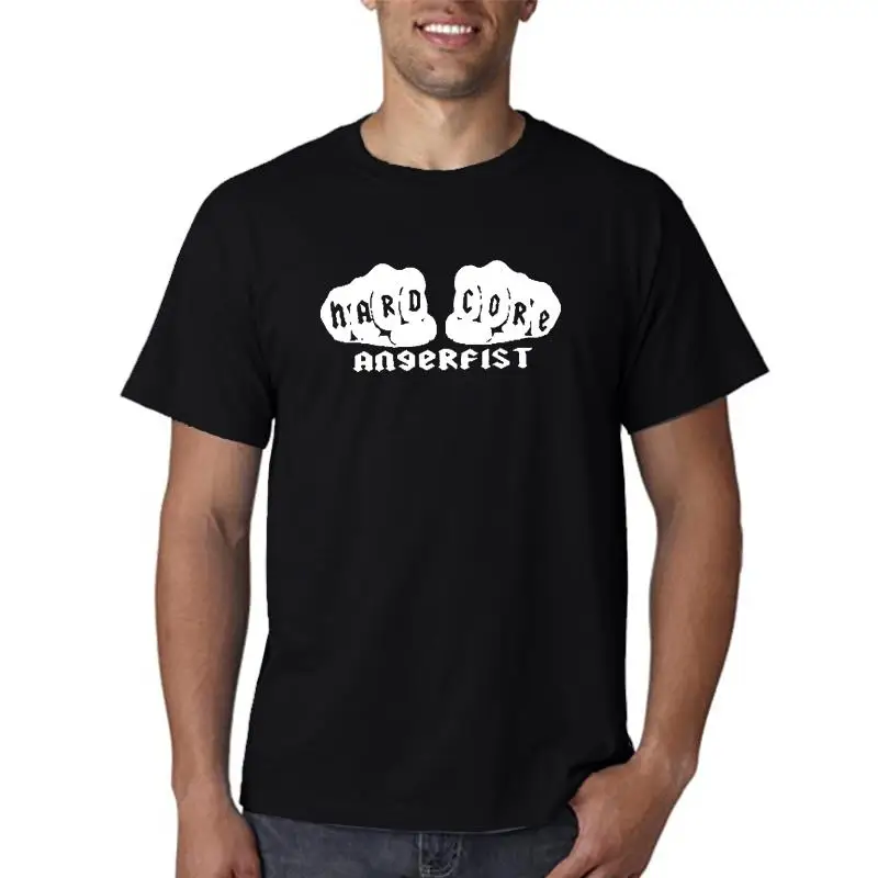 Мужская футболка с надписью «Mosters of Hordcore»