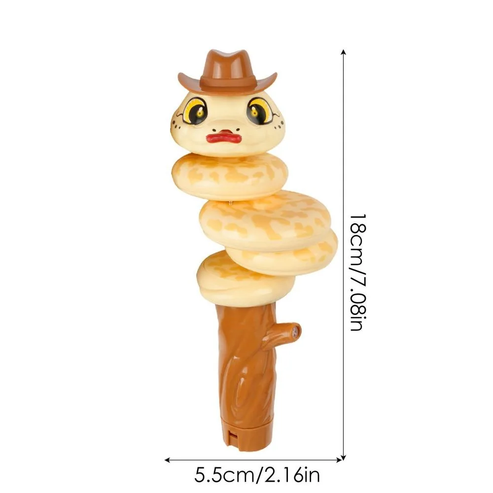 Обучение витым балансом качающимся креативным зеленым/желтым качающейся змеей