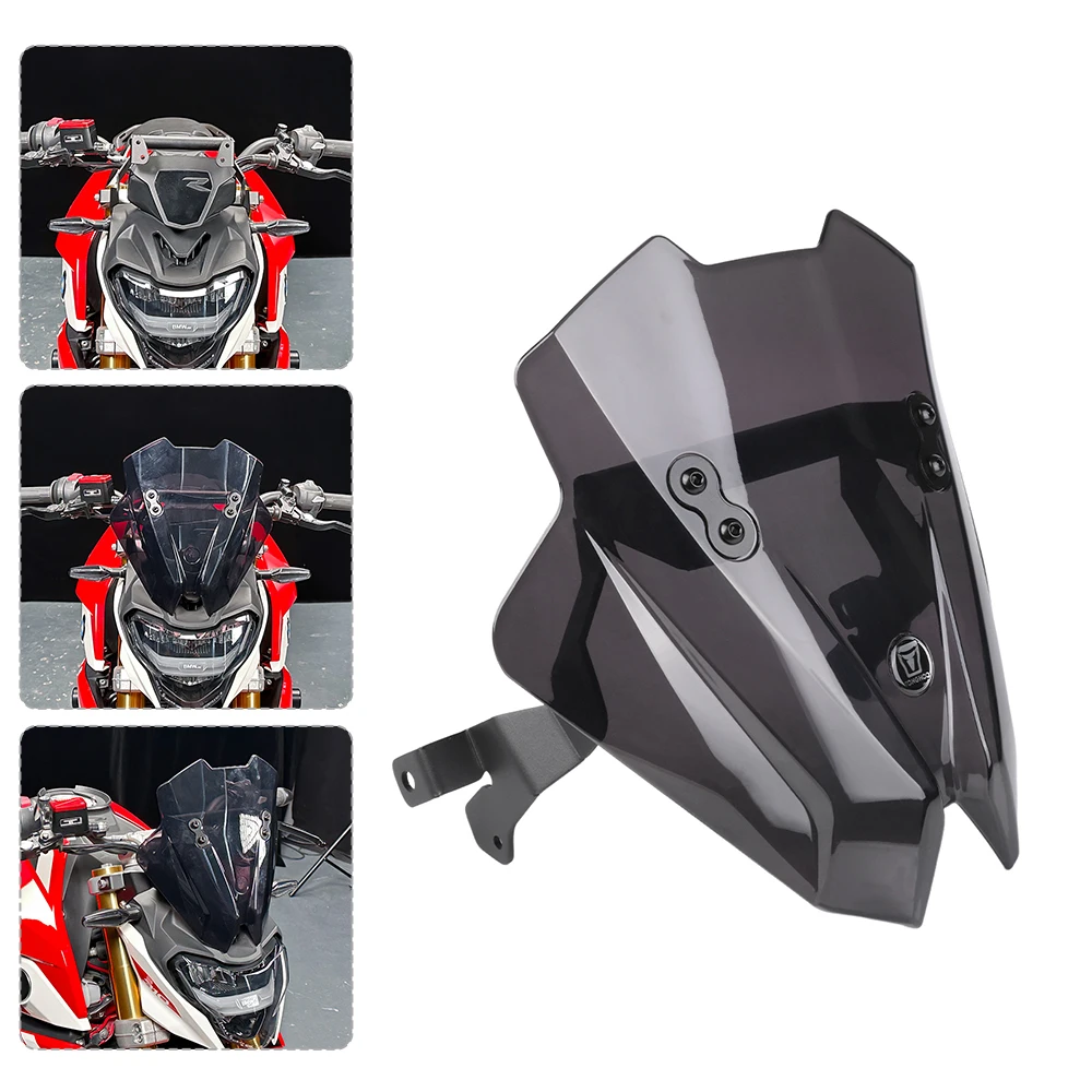 

Для BMW G310R 2017-2025 лобовое стекло мотоцикла с GPS-навигацией, держатель для телефона, подставка, кронштейн, ветровой дефлектор, спойлер