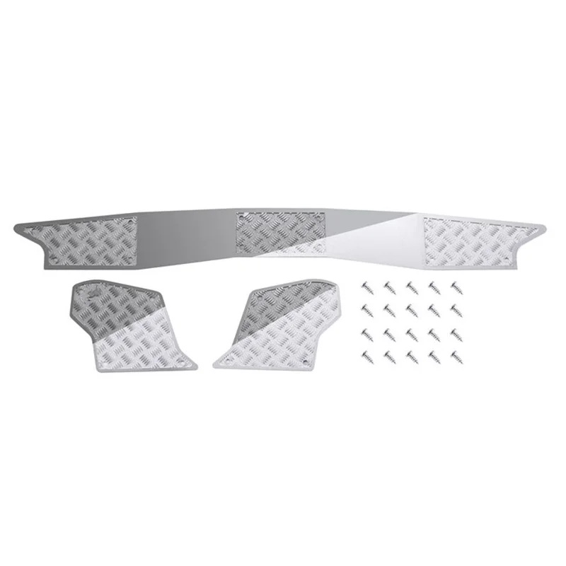 

Metal Rear Bumper Skid Plate Anti-Skid Plate for Traxxas TRX4 2021 Ford Bronco 1/10 RC Cawler Car Upgrade Parts