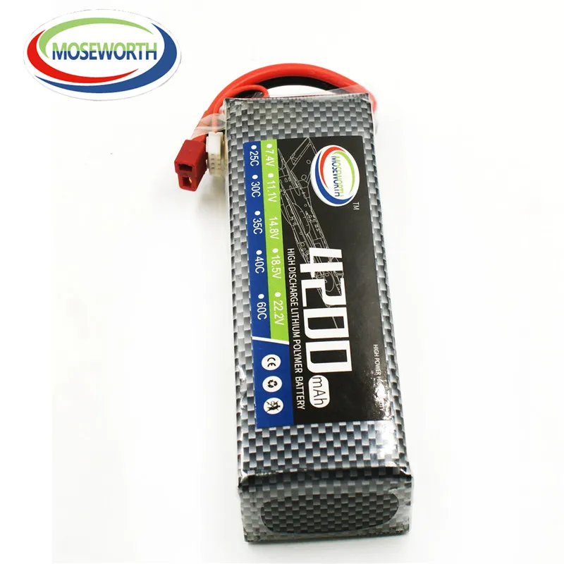 

MOSEWORTH Ni-MH-Upgrade Battery 7.2V 4200mAh 25C Rechargeable Battery Cycle Life Ni-MH For RC Helicopter RC Boat RC Carts