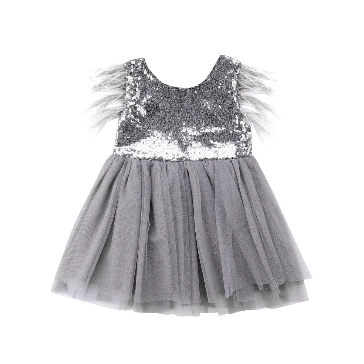 

Girl Dress Toddler Baby Girls Princess Dress Kids Sequins Tutu Party Prom Wedding Dress Mesh Lace Princess Sequin Dress
