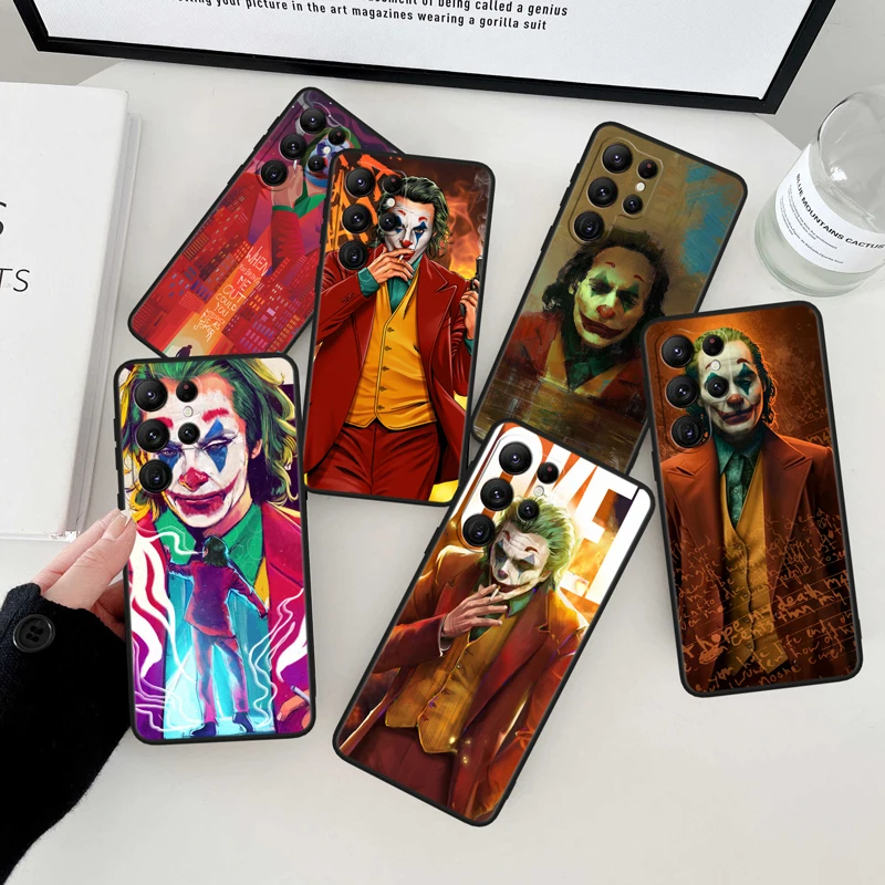 

DC Bad Guy jokers Black Phone Case For Samsung Galaxy S23 S22 S21 S20 FE Ultra Pro Lite S10 S10E S9 Plus 5G
