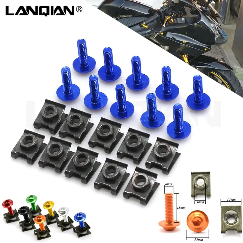

Motorcycle Fairing Screws Fastener Clips Body Spring Nut Bolts Kit For Yamaha XT660 X R Z TMAX 500 530 560 XP SP XP 500 530