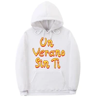 fashion brand bad bunny un verano sin ti music album graphic print hoodie tops men women hip hop trend sweatshirt unisex hoodies