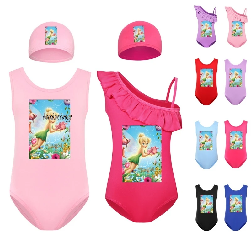 Новый купальник с колокольчиком Tinker одежда для девочек детское бикини