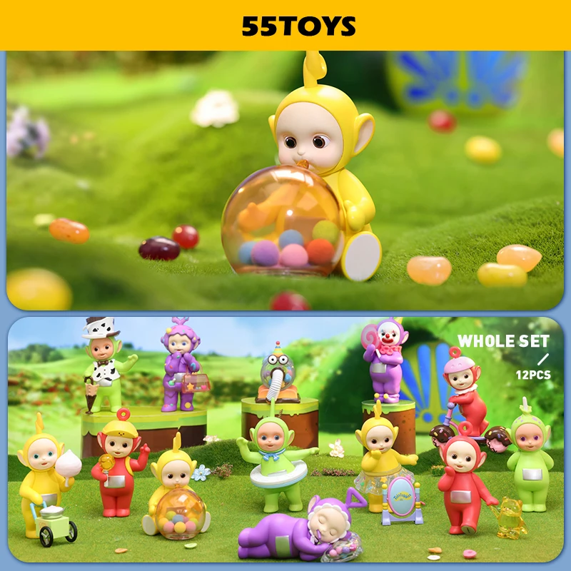 

55 игрушек Teletubbies, фантазия, конфеты, мир, серия, загадка, игрушка, кукла, милая аниме Оригинальная фигурка, подарок для девочки на день рождени...