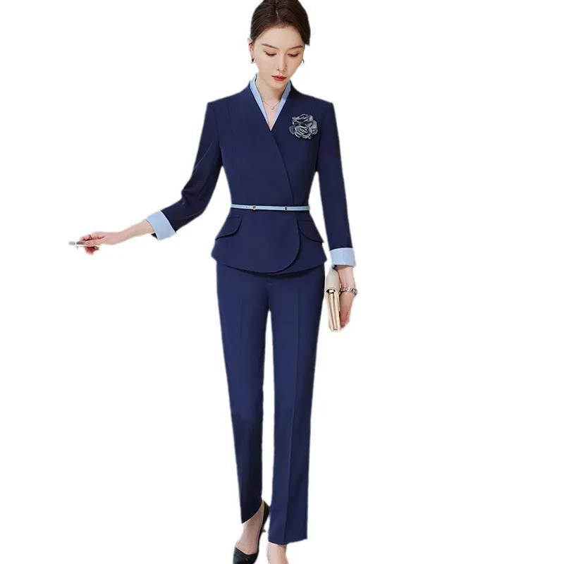 Костюм-куртка женский осенне-зимний модный темпераментный салон красоты костюм