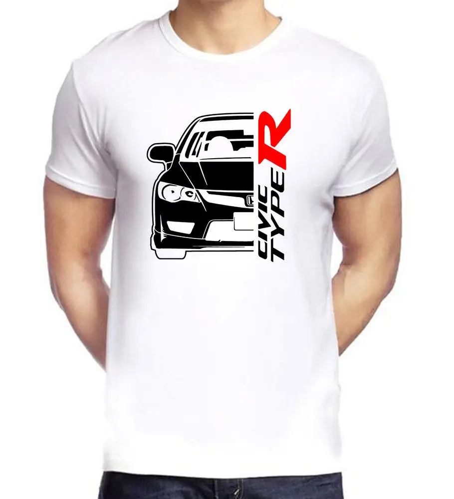 

New-Arrival-Men-S-Fashion-Japan-Car-Civic-Fd-Type-R-Tee-White-T-Shirt-New (1)