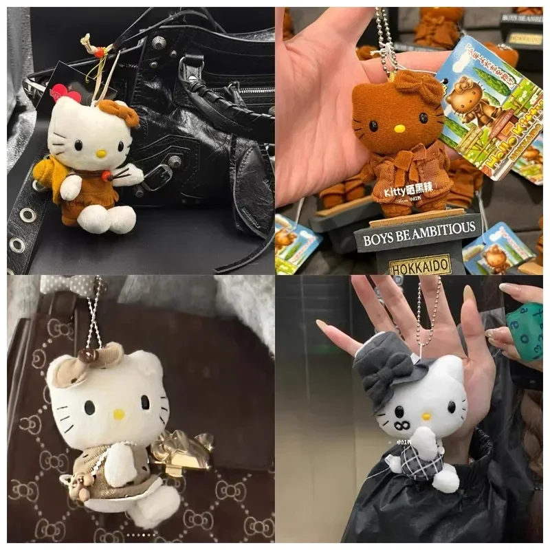 Аниме Sanrioed Косплей Hello Kittys фотоподвеска искусственные животные ретро плюши