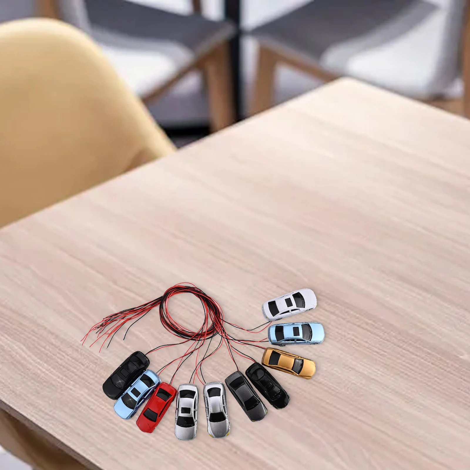 Модель поезда автомобиля поезд с проволокой и лампочками 10 шт. 1:87 ~ 1:100 45 мм (Д) X 16