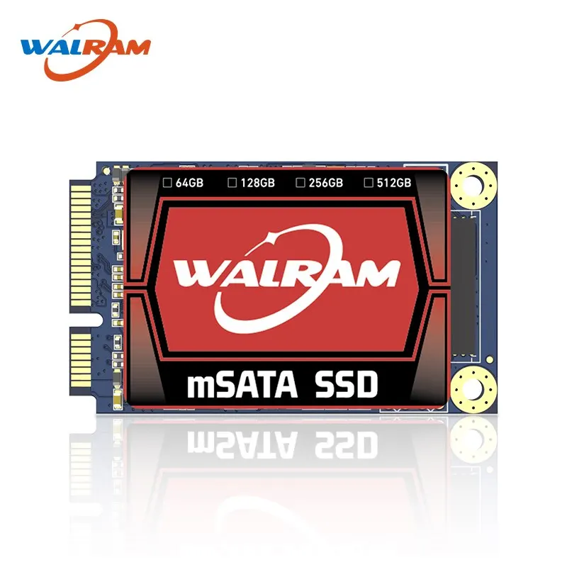 WALRAM MSATA SSD 128gb 256gb 512GB MSATA SSD 1TB 2TB HDD For Computer 30x50mm Internal Solid State Hard Drive for Laptop