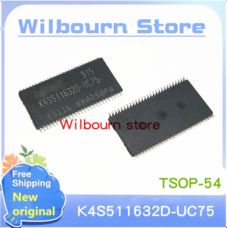 10 шт./лот K4S511632D-UC75 K4S511632D TSOP54, новый оригинальный