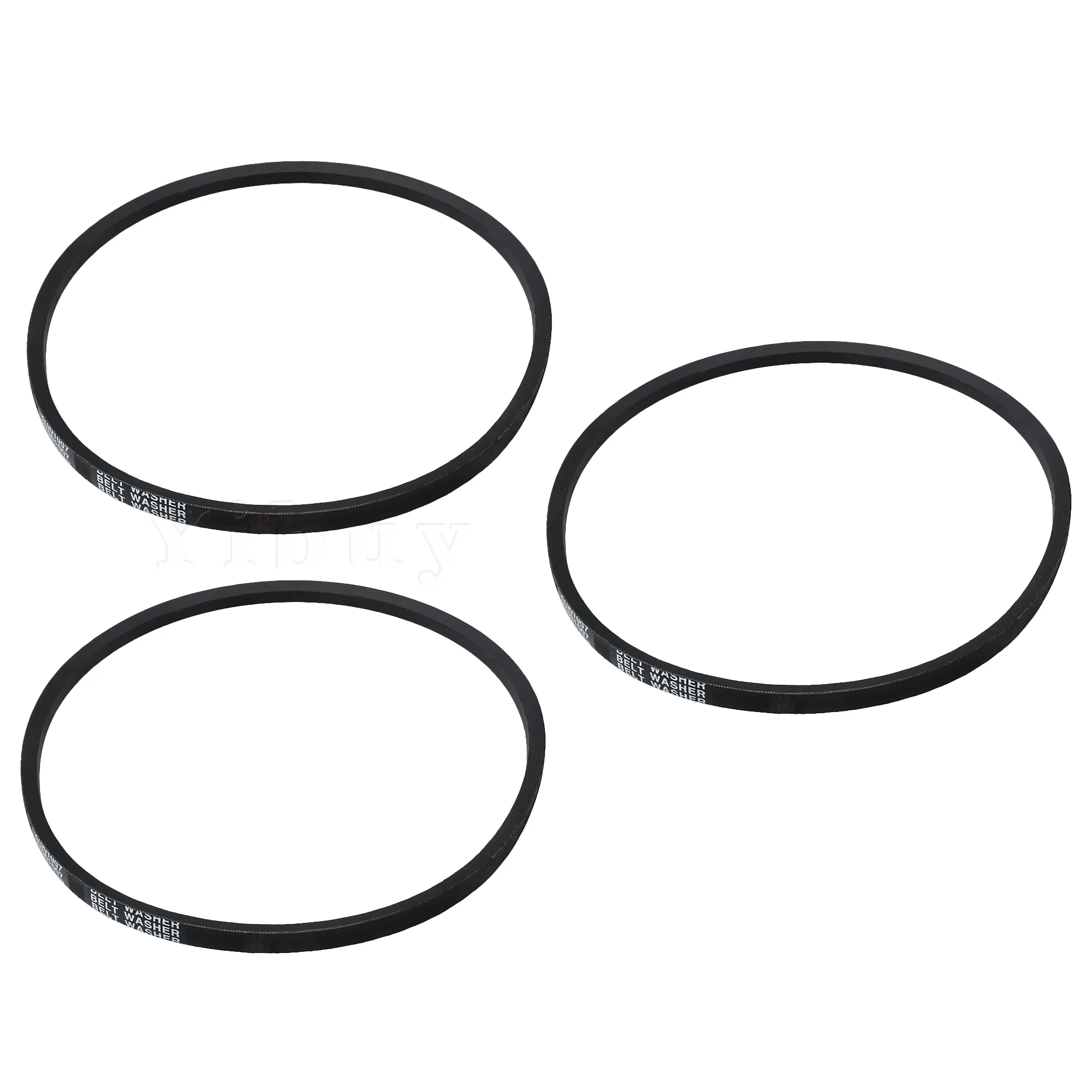 

3x Rubber Washing Machine Belt Replacement for 40053602 40053607 12x8mm