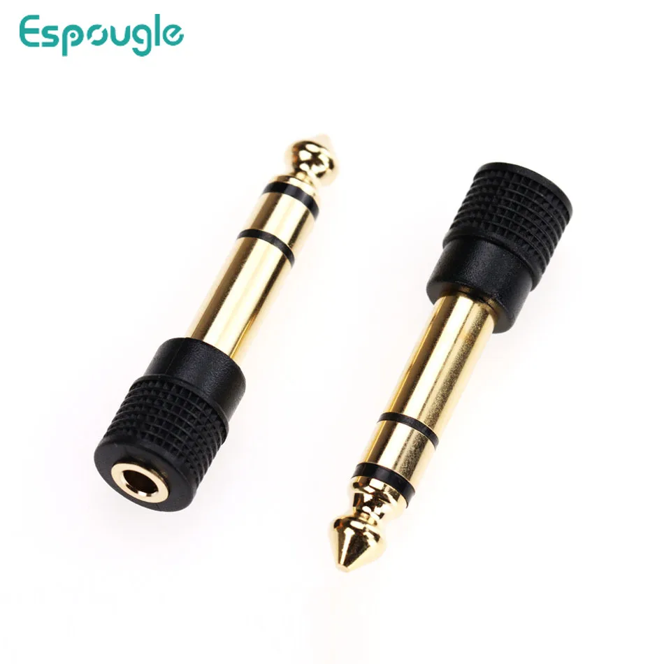 

Адаптер с позолоченным штекером 100 мм на гнездо 6,35 мм, 3,5 шт.