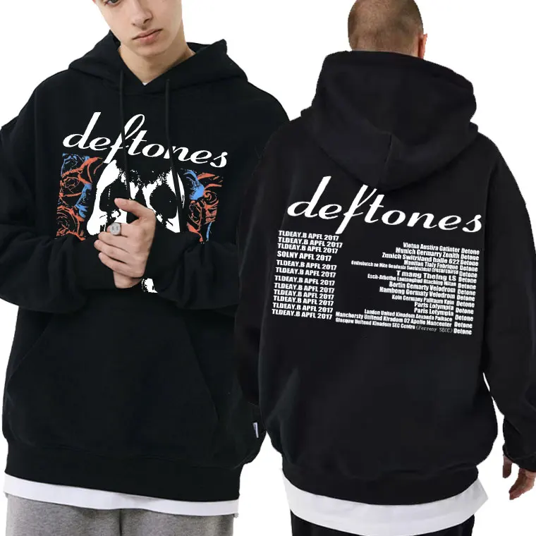 

Deftones Band Album Alternative Rock Hoodie Skull Print Men Women Fashion Gothic Sweatshirt Man Fleece Vintage Oversized Hoodies