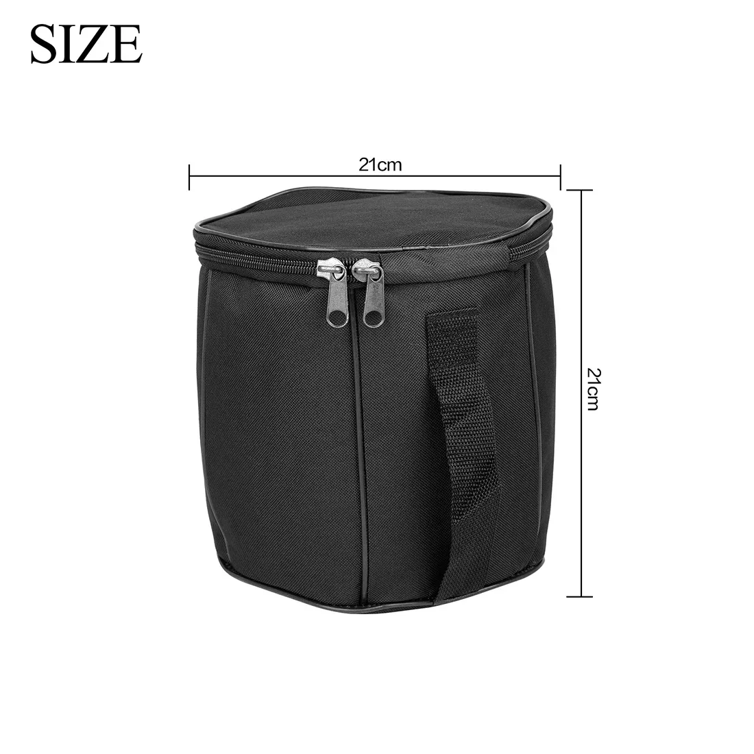 Шестиугольный гармошка черный ручной обруч из ткани Оксфорд водонепроницаемый