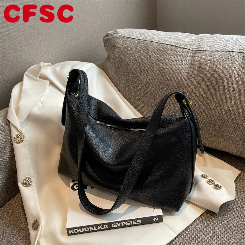 

Женские повседневные сумки на плечо, однотонные кожаные мягкие тканевые сумки на плечо, повседневные женские сумки на молнии, женские сумки...