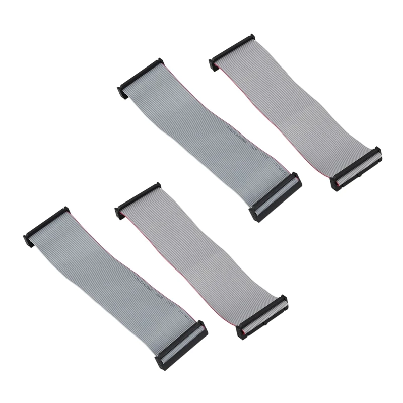 

4Pcs 2.54Mm 40-Pin Female To Female IDE PATA Flat Ribbon Cable 20Cm