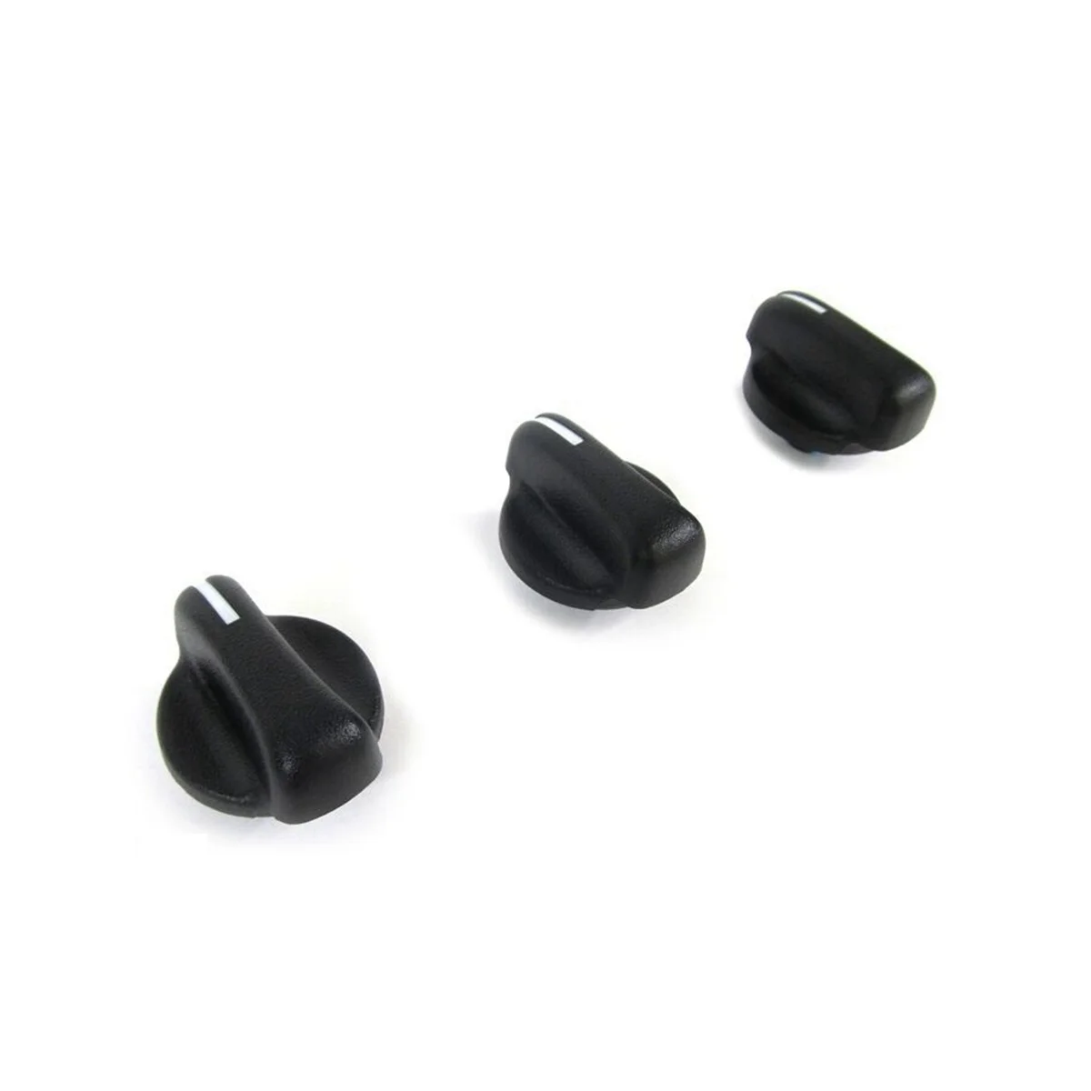 

3Pcs Car A/C Heater Climate Control Switch Knobs Dials Cover for 1999-2005 Jeep Wrangler 05011218AC