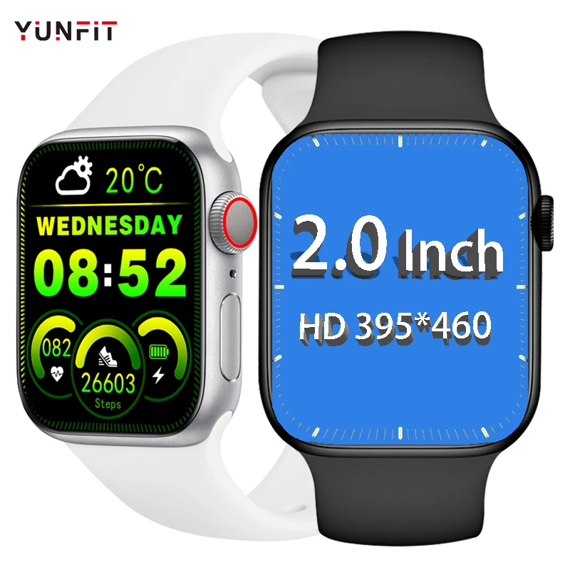 Reloj inteligente Serie 7 para hombre y mujer, accesorio deportivo resistente al agua con pantalla de 2 pulgadas, Bluetooth, llamadas, compatible con Android e Ios, PK X8 Pro Max
