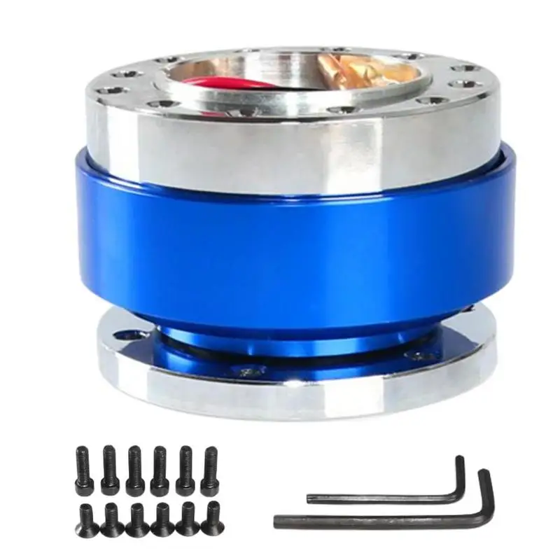 

Racing Steering Wheel Snap Off Quick Release Hub Adapter Kit 60mm Universal Car Steering Wheel Quick Release Device
