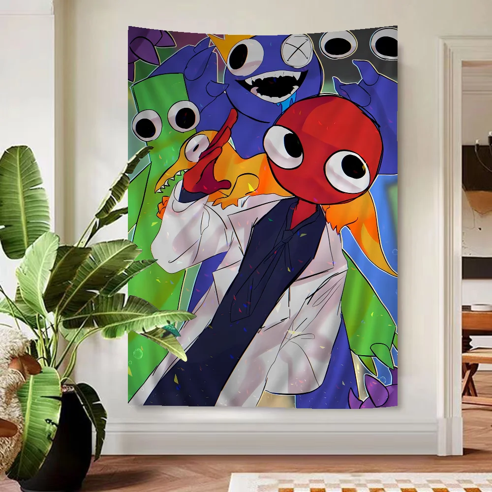 Game R-RainbowS F-Friends Hanging Bohemian Tapestry Tarot Hippie Wall Rugs Dorm Home Decor