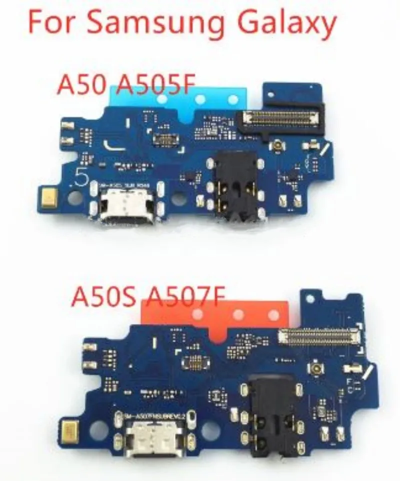 

USB Charging Port, Base Connector, Flexible Cable, Spare Parts, 1 UD For Samsung Galaxy A50, SM-A505F, A50S, A507F.