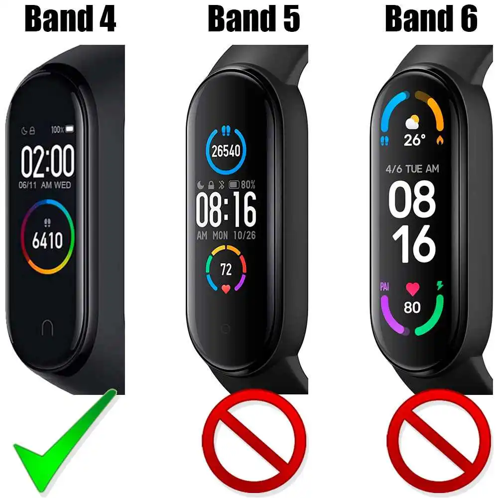 Ремешок из нержавеющей стали для наручных часов Xiaomi Mi Smart Band 3 4 | Наручные часы