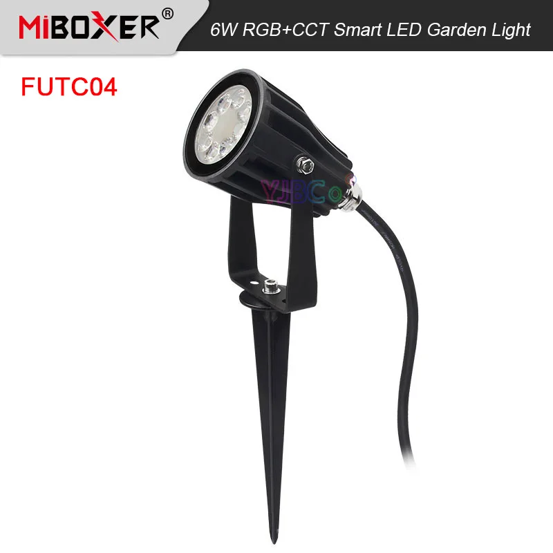 

Miboxer FUTC04 6W RGB+CCT LED Garden Light Waterproof IP66 Dimmable Lawn Lamp AC100~240V Outdoor Lighting 2.4G RF Remote control