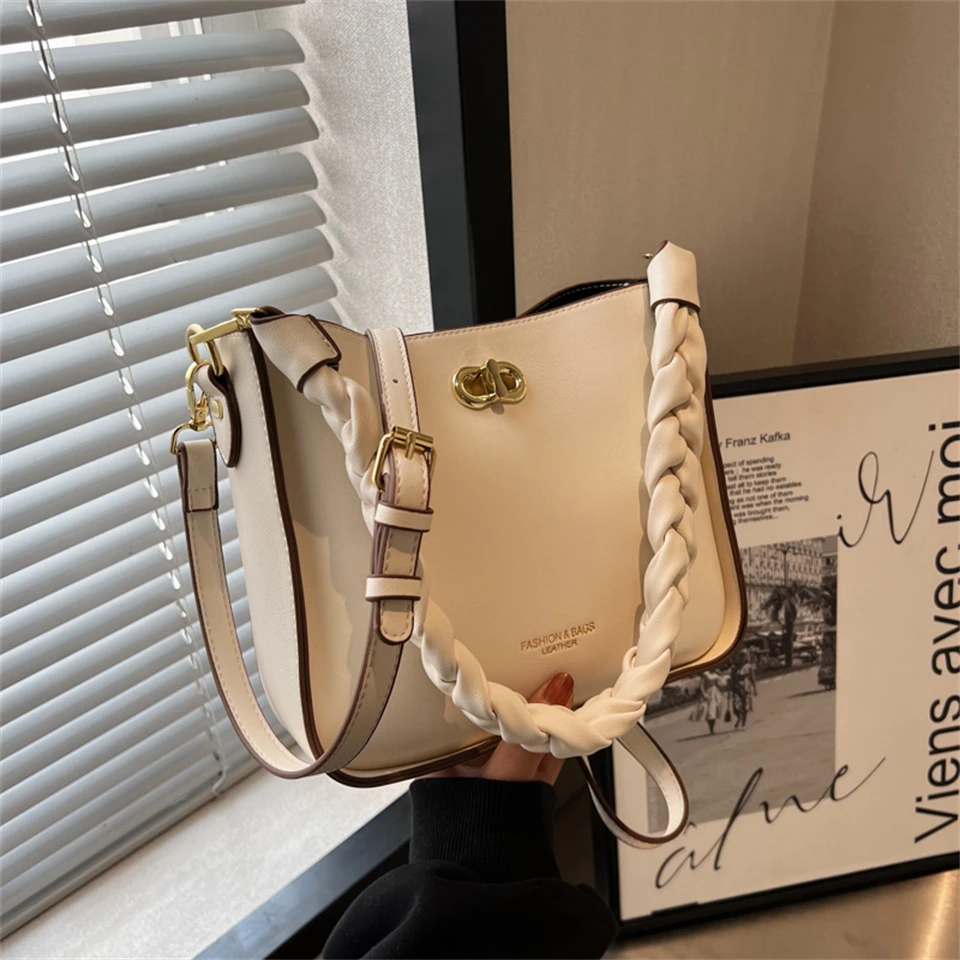 

Fashion Leather Shoulder Croosbody Bags for Women 2023 Luxury Designer High Quality Purse and Handbags Ladies Casual Totes Sac
