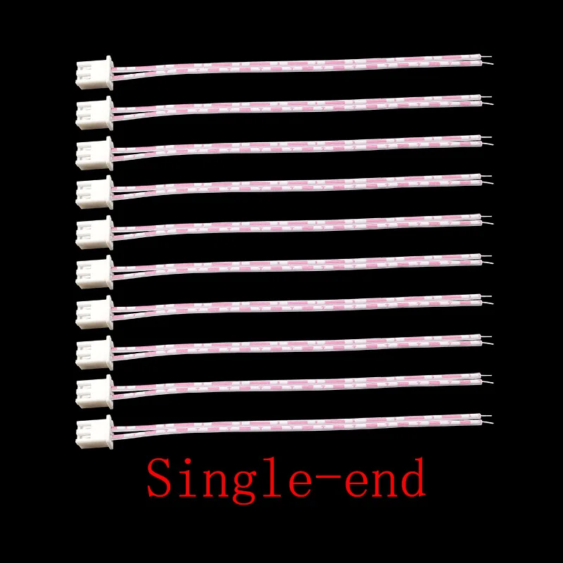 

10 шт. JST XH 2,54 мм шаг, 2 штырька, фотокабели 26AWG, красные белые шнуры 10/20/30 см, односторонние/двухсторонние XH 2,54