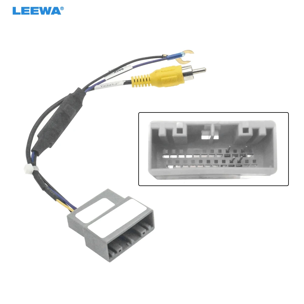 Parking Rear Camera Video Plug Converter Cable With Canbus F